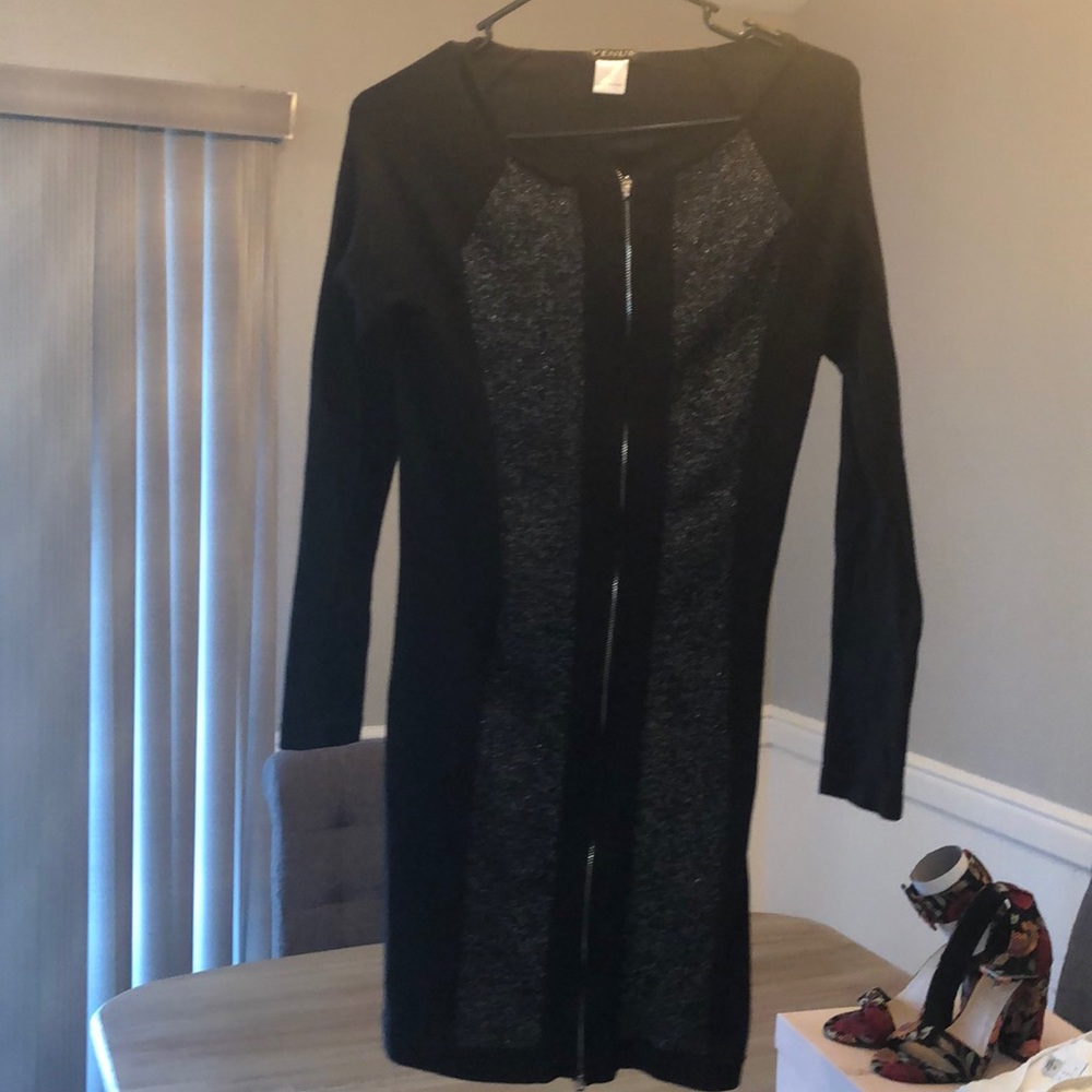 Black mini sweater Dress